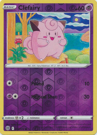 Clefairy - 053/172 - Common - Reverse Holo available at 401 Games Canada