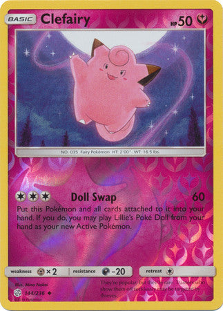 Clefairy - 144/236 - Uncommon - Reverse Holo available at 401 Games Canada