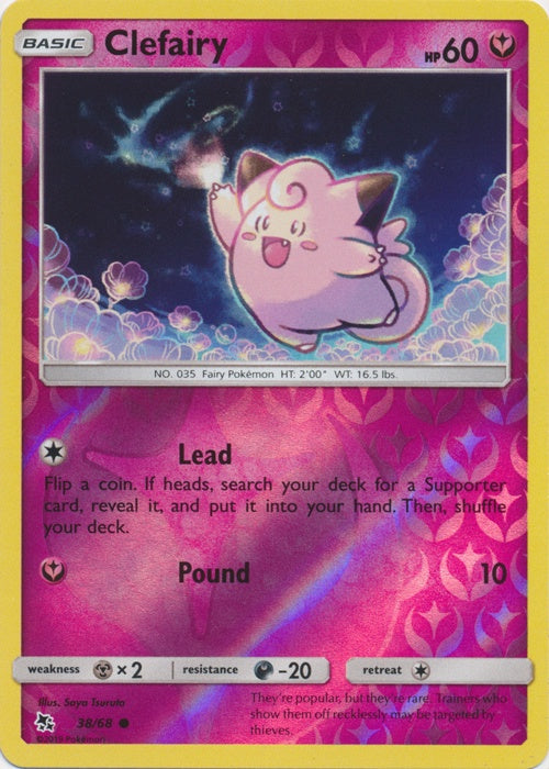 Clefairy - 38/68 - Common - Reverse Holo available at 401 Games Canada