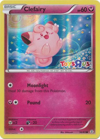 401 Games Canada Clefairy 50/83 Toys R Us Promo
