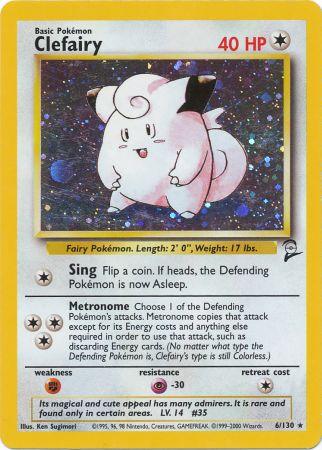 Clefairy - 6/130 - Holo available at 401 Games Canada