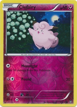 Clefairy - 69/111 - Common - Reverse Holo available at 401 Games Canada