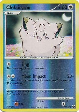 Clefairy - 77/130 - Common - Reverse Holo available at 401 Games Canada