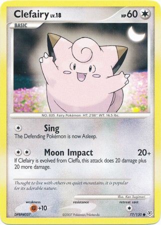 Clefairy - 77/130 - Common available at 401 Games Canada