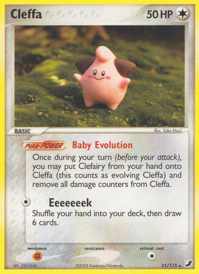 Cleffa - 21/115 - Rare available at 401 Games Canada