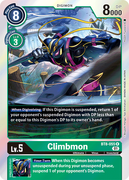 Climbmon - BT8-055 - Rare available at 401 Games Canada