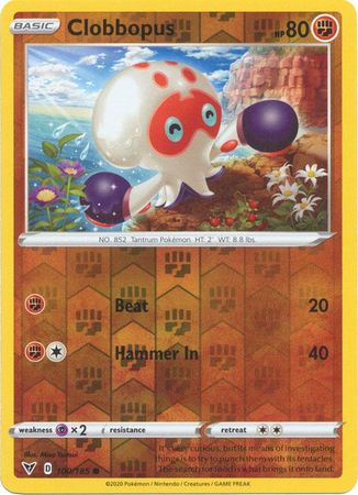 Clobbopus - 100/185 - Common - Reverse Holo available at 401 Games Canada