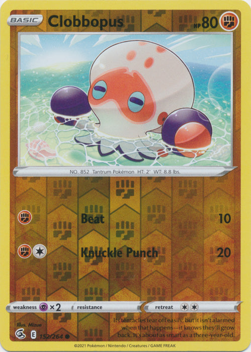 Clobbopus - 152/264 - Common - Reverse Holo available at 401 Games Canada