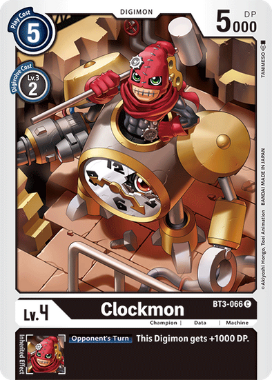 Clockmon - BT3-066 - Common available at 401 Games Canada