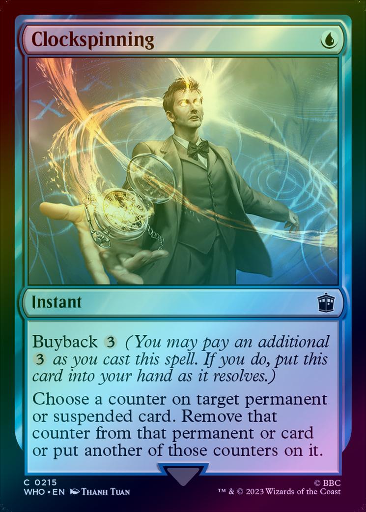 401 Games Canada - Clockspinning (Foil) (WHO) 401 Games Canada - Clockspinning (Foil) (WHO)
