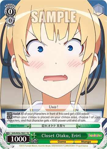 Closet Otaku, Eriri - SHS/W56-ETE01 - TD available at 401 Games Canada