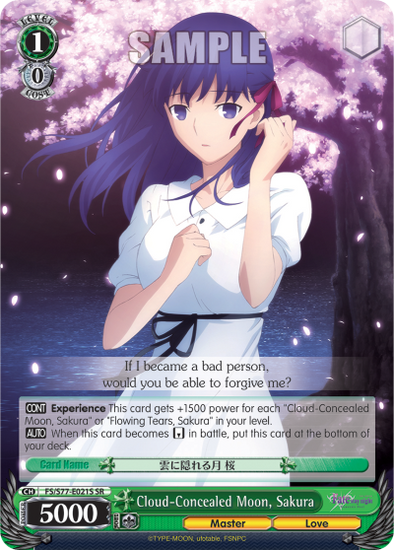 Cloud-Concealed Moon, Sakura (SR) available at 401 Games Canada