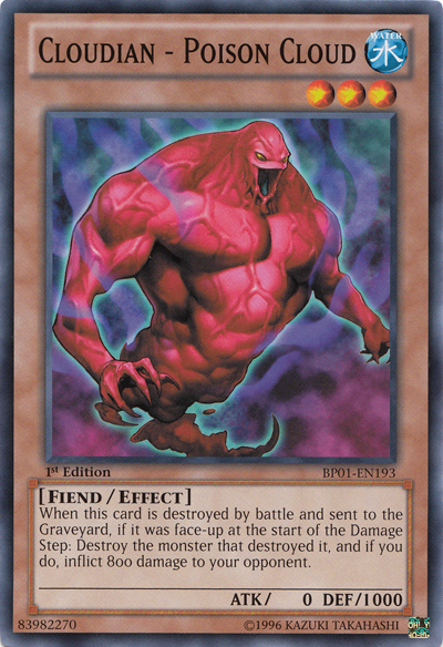 Cloudian - Poison Cloud - BP01-EN193 - Common - 1st Edition available at 401 Games Canada