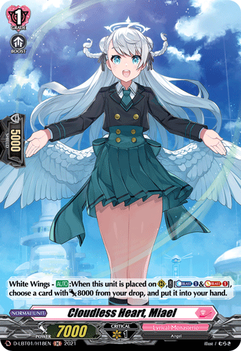 Cloudless Heart, Miael - D-LBT01/H18 - Holo Rare available at 401 Games Canada