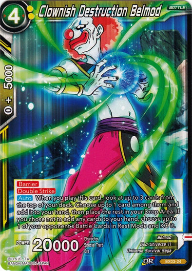 Clownish Destruction Belmod - EX03-24 - Expansion Rare available at 401 Games Canada