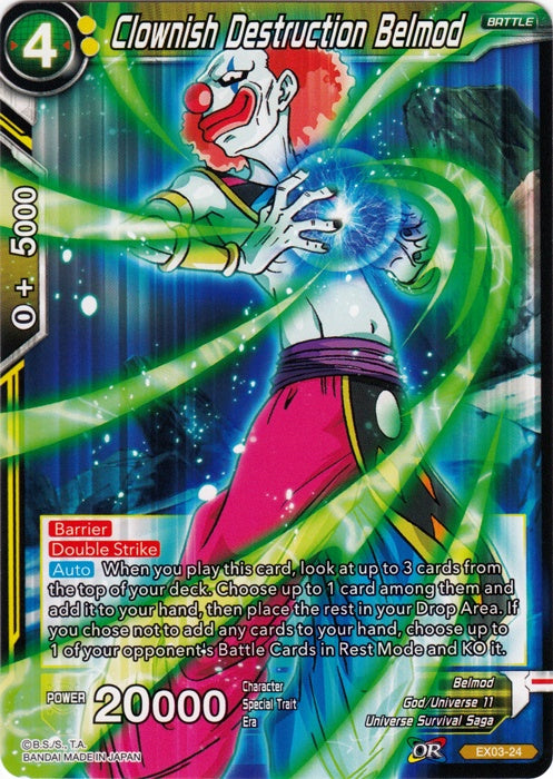 Clownish Destruction Belmod - EX03-24 - Expansion Rare available at 401 Games Canada