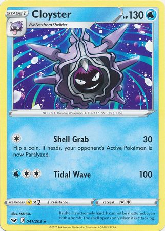 Cloyster - 041/202 - Rare available at 401 Games Canada