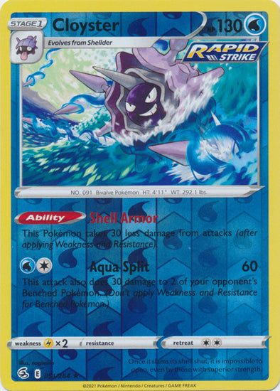 Cloyster - 051/264 - Rare - Reverse Holo available at 401 Games Canada