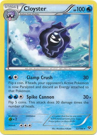 Cloyster - 32/146 - Rare available at 401 Games Canada