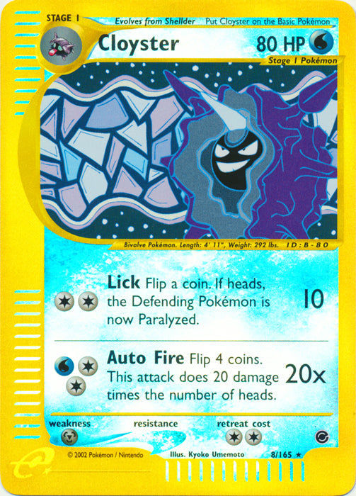 Cloyster - 8/165 - Holo - Reverse Holo available at 401 Games Canada