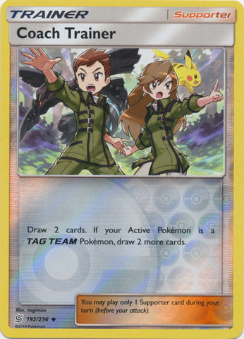 Coach Trainer - 192/236 - Uncommon - Reverse Holo available at 401 Games Canada