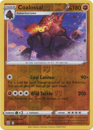 Coalossal - 080/163 - Holo Rare - Reverse Holo available at 401 Games Canada