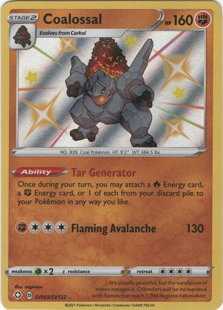gold coalossal pokemon card price 401 Games Canada - Coalossal - SV069/SV122