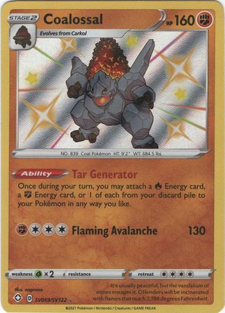 Coalossal - SV069/SV122 - Shiny Rare available at 401 Games Canada