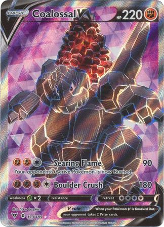 Coalossal V - 173/185 - Full Art Ultra Rare available at 401 Games Canada