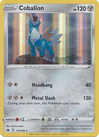 Cobalion - 114/198 - Holo Rare available at 401 Games Canada