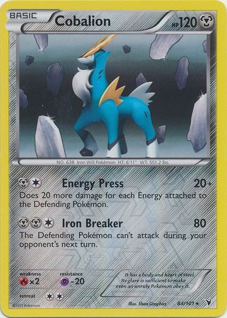 Cobalion - 84/101 - Holo Rare - Reverse Holo available at 401 Games Canada