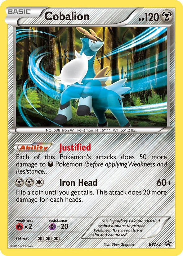 Cobalion - BW72 - Shattered Holo Promo available at 401 Games Canada