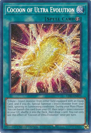 Cocoon of Ultra Evolution - LDS1-EN073 - Secret Rare - Limited Edition available at 401 Games Canada