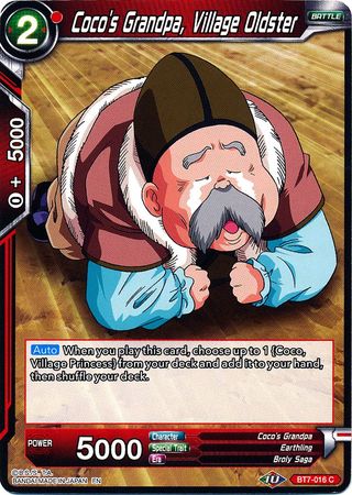 Coco's Grandpa, Village Oldster - BT7-016 - Common available at 401 Games Canada