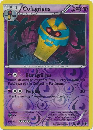 Cofagrigus - 46/101 - Rare - Reverse Holo available at 401 Games Canada