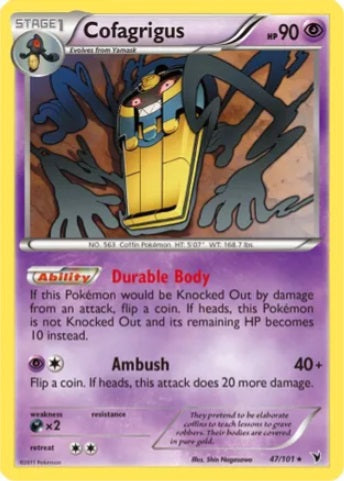 Cofagrigus - 47/101 - Rare available at 401 Games Canada