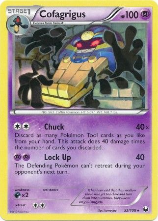 Cofagrigus - 52/108 - Rare available at 401 Games Canada