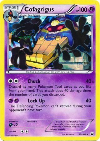 Cofagrigus - 52/108 - Shattered Holo Rare - Theme Deck Exclusive available at 401 Games Canada