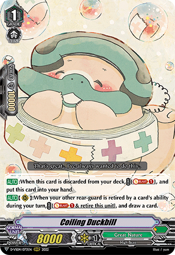 Coiling Duckbill - D-VS04/073 - Triple Rare available at 401 Games Canada