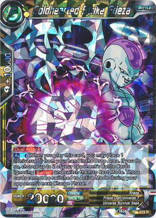 Coldhearted Strike Frieza - TB1-078 - Rare (DB1 Shatterfoil) available at 401 Games Canada