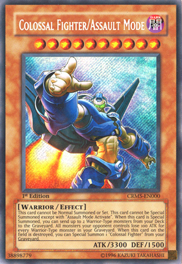 Colossal Fighter/Assault Mode - CRMS-EN000 - Secret Rare - 1st Edition available at 401 Games Canada