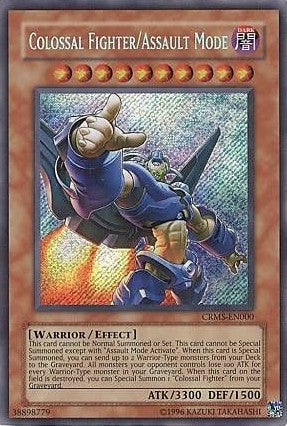 Colossal Fighter/Assault Mode - CRMS-EN000 - Secret Rare - Unlimited available at 401 Games Canada