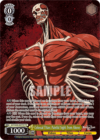 Colossal Titan: Painful Sight from Above - AOT/SX04-E004TTR - TTR available at 401 Games Canada