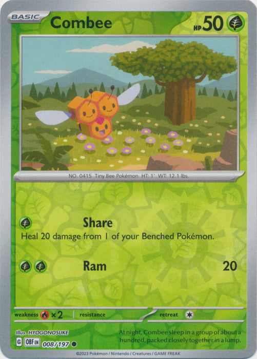 Combee - 008/197 - Common - Reverse Holo available at 401 Games Canada