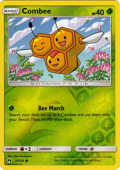 Combee - 31/214 - Common - Reverse Holo available at 401 Games Canada