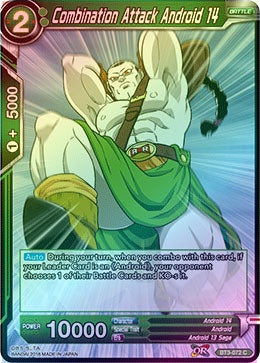 Combination Attack Android 14 - BT3-072 - Common (Foil) available at 401 Games Canada