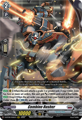 Combine Rusher - D-BT06/008 - Triple Rare available at 401 Games Canada