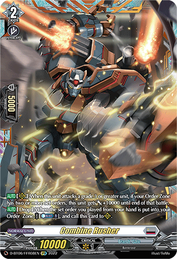 Combine Rusher - D-BT06/FFR08 - Double Frame Rare available at 401 Games Canada