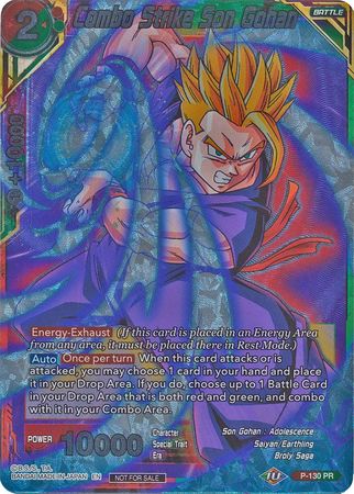 Combo Strike Son Gohan - P-130 - Promo (Foil) available at 401 Games Canada