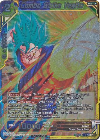 Combo Strike Vegito - P-133 - Promo (Foil) available at 401 Games Canada